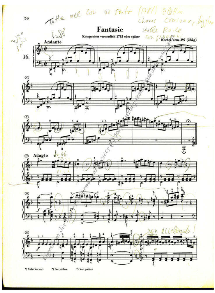 Mozart Fanatsie KV397 (1/4)